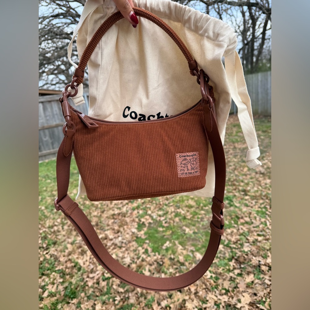 Coachtopia Loop Shoulder Bag in Corduroy